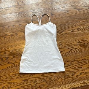 Lululemon white athletic top